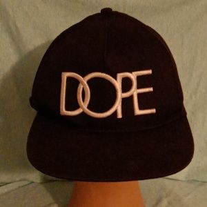 Dope embossed snapback hat